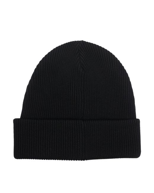 Gucci Black Web Detail Wool Hat for men