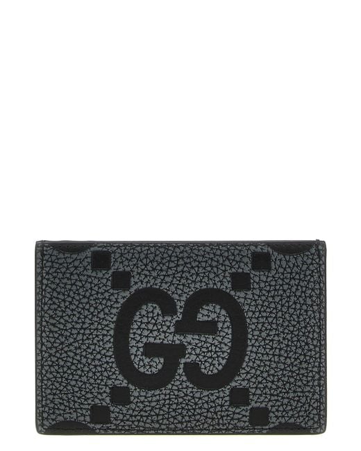 Gucci Gray Maxi Cardholder Gg for men