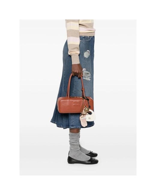 Miu Miu Blue Tote Bags