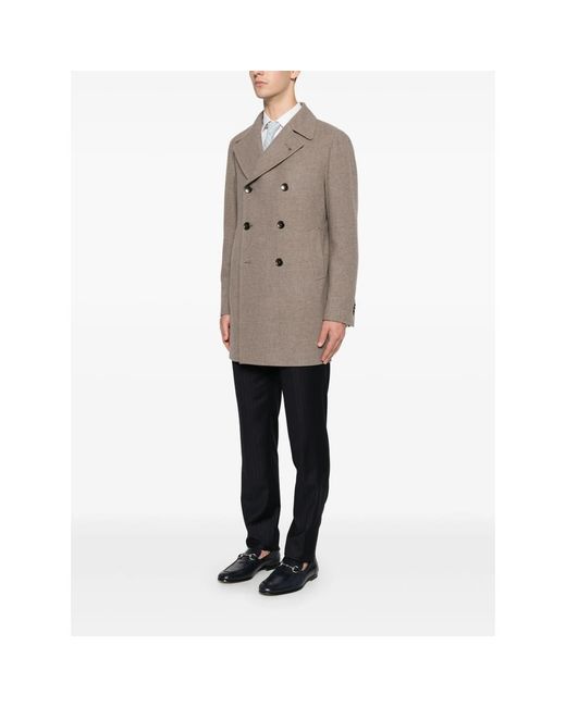 Tagliatore Brown Coats for men