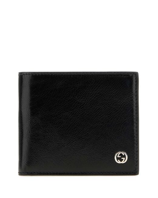Gucci Black Leather Wallet for men