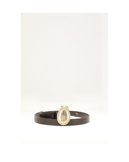 Dior White Dior Belt