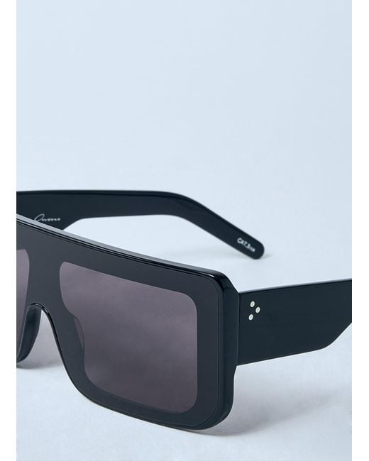 Rick Owens Blue Documenta Sunglasses for men