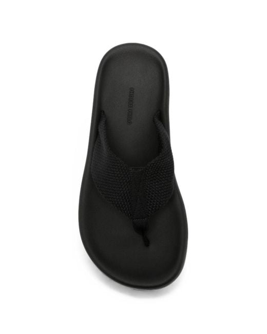 Phoebe Philo Black Flip Flops