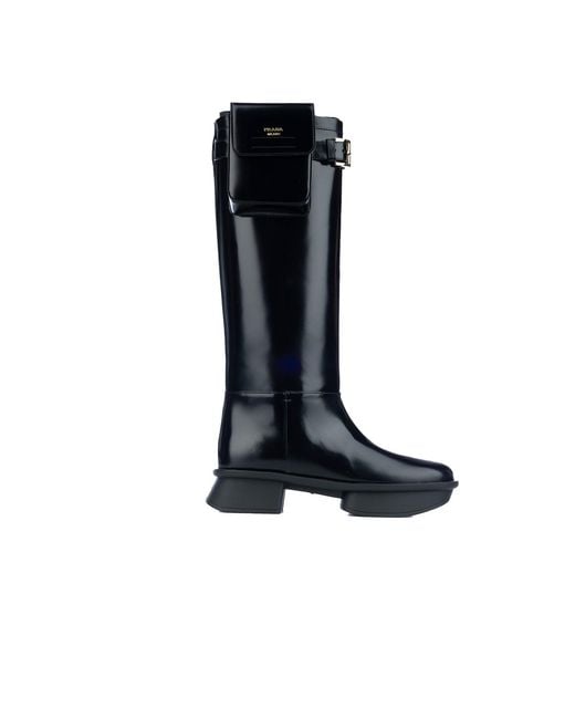 Prada Black Shoes Boots
