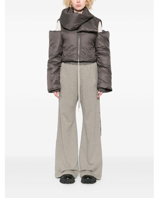Rick Owens Gray Winter Jackets