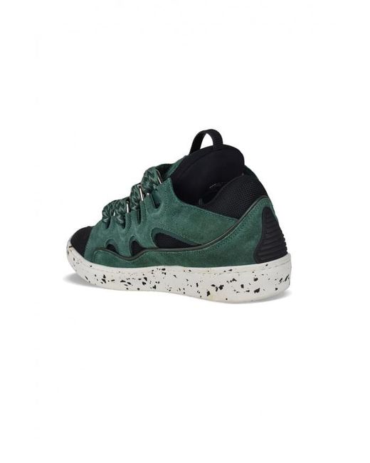 Lanvin Green Curb Sneakers