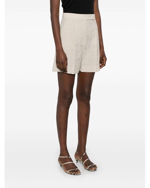 Max Mara Natural Wool Shorts