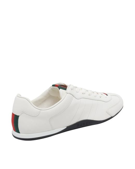 Gucci White Shift Sneakers for men
