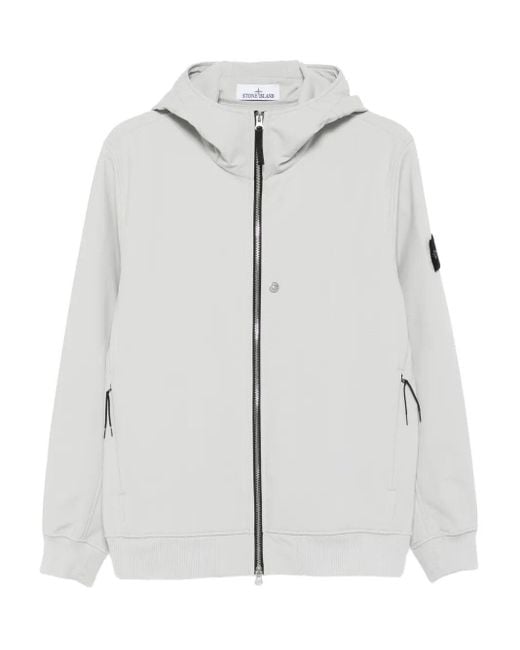 Stone Island Gray 'Soft Shell' Jacket for men