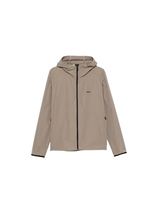 Boss Brown Neutrals Jackets for men