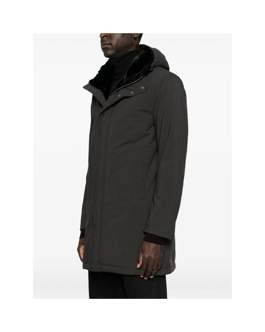Herno Black Coats for men