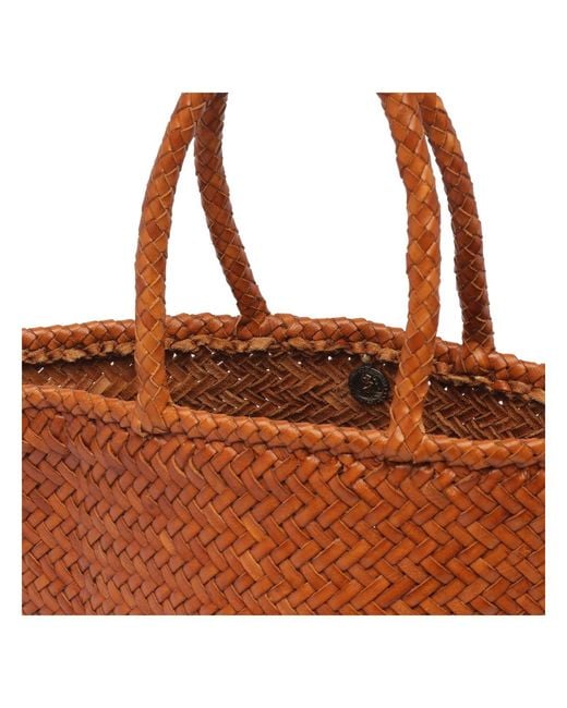 Dragon Diffusion Brown Small Grace Bucket Bag