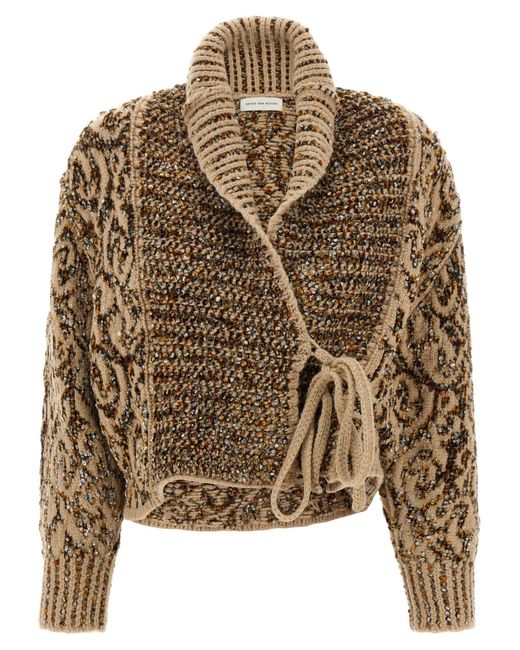 Dries Van Noten Brown Tekla Sweaters And Cardigans