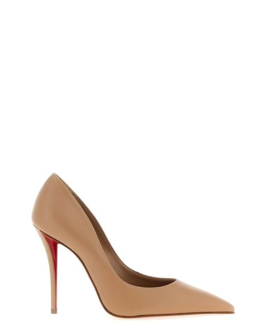 Christian Louboutin Brown 'Miss Z' Pumps