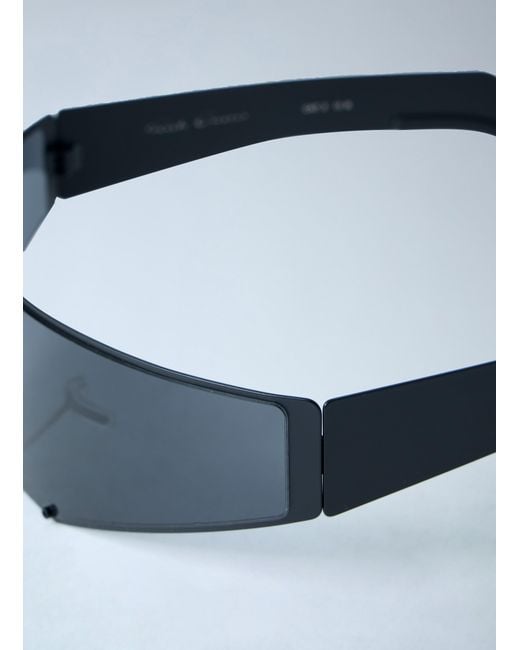 Rick Owens Blue Cyclops Sunglasses