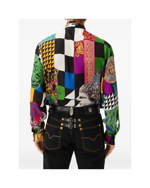 Versace Blue Shirts for men