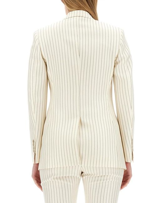 Tom Ford White Double-Breasted Jacket "Wallis
