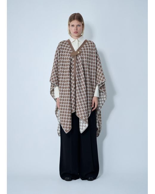 Max Mara Blue Wool-Blend Scarf