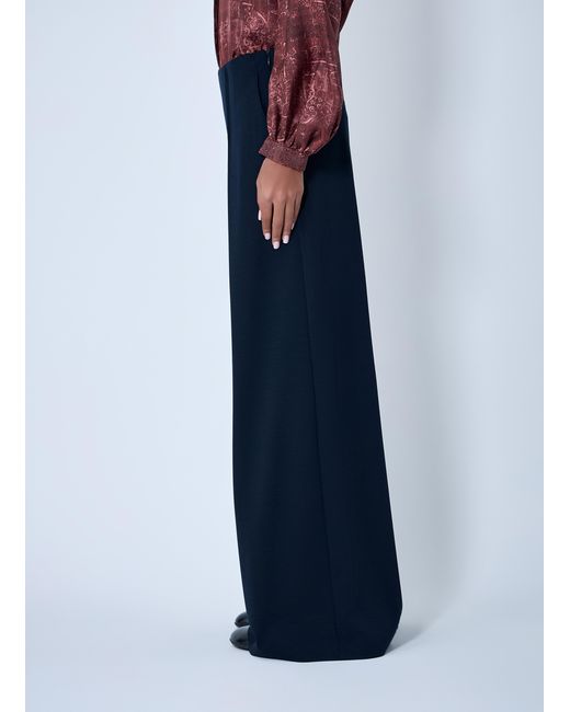 Max Mara Blue Wool Pants