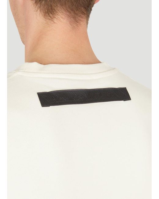 McQueen White Logo Patch Sweatshirt for men