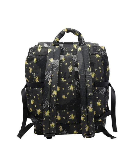 Ganni Black Re-Tech Printed Backpack