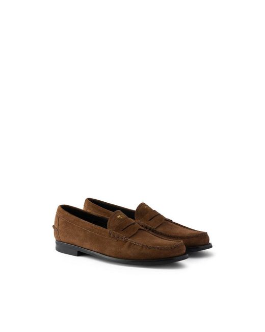 Prada Brown Loafers for men