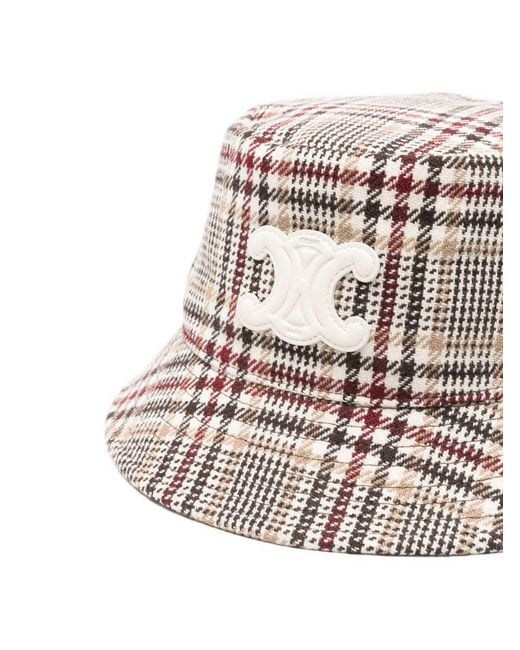 Céline White Wool Bob Hat