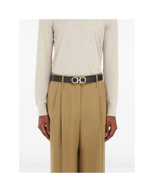 Ferragamo White Belts for men