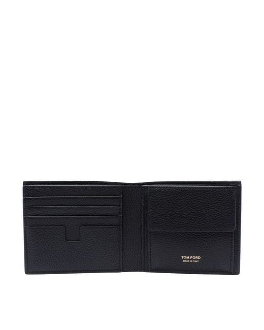 Tom Ford Black Logo Wallet for men