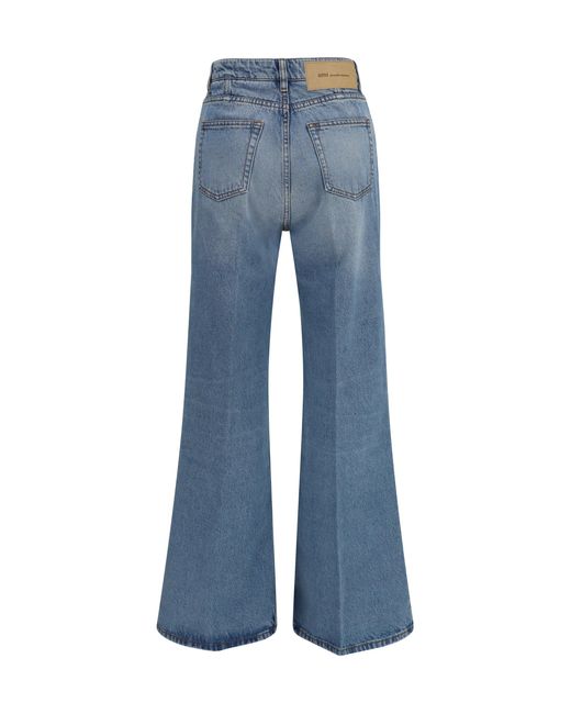 AMI Blue Flared Jeans