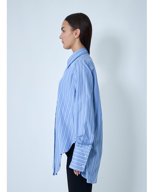Maison Margiela Blue Button-Down Shirt