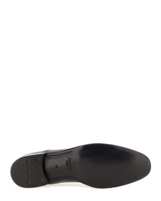 Saint Laurent Black Oxford Shoe "Adrien" for men