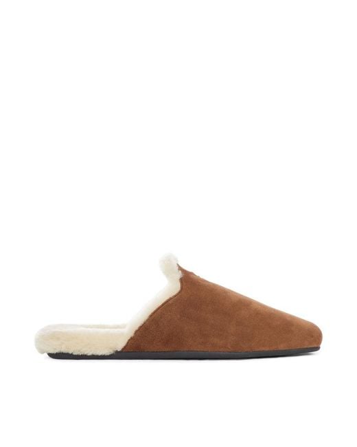 Prada Brown Suede Sabot