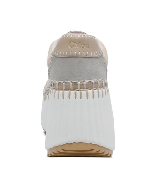 Chloé Gray Chloé Neutrals Trainers