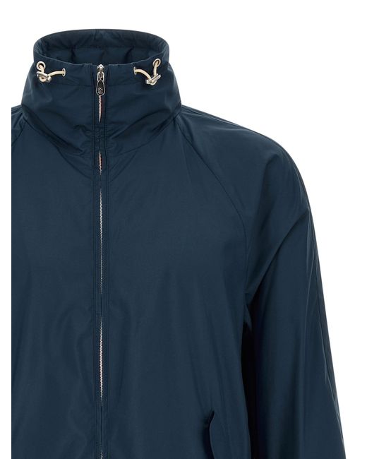 Brunello Cucinelli Blue Lightweight Nylon Jacket for men