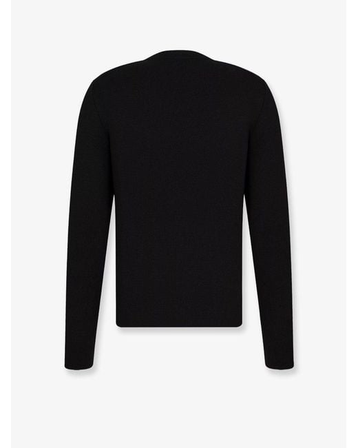 Dior Black Virgin Wool Sweater for men