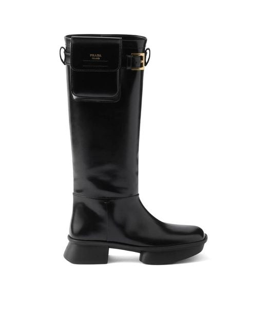 Prada Black Boots