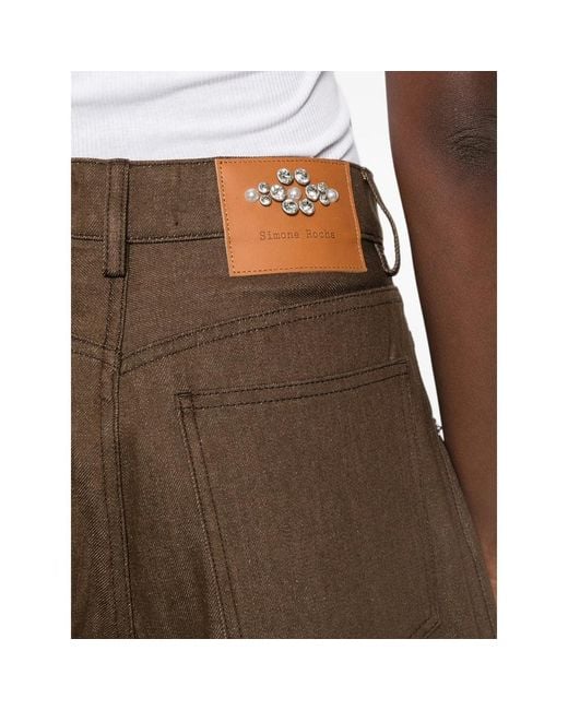 Simone Rocha Brown Denim