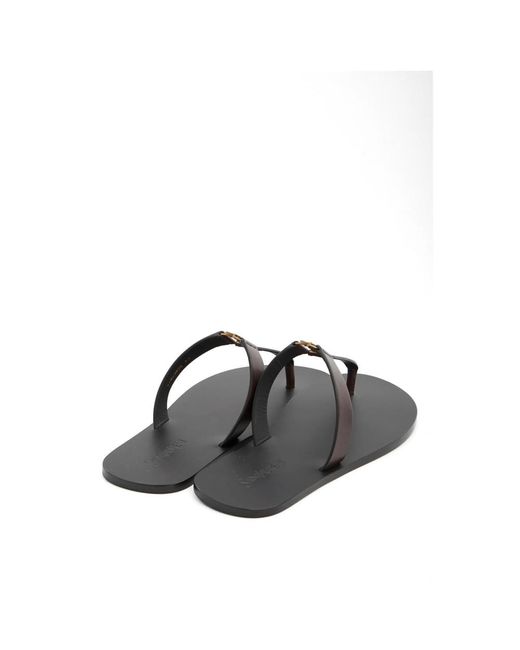 Saint Laurent Gray Sandals for men