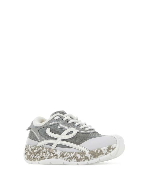 Loewe White Pogo Sneaker
