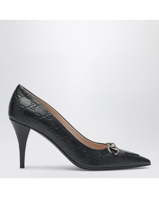 Gucci Black Erin 85 Pump
