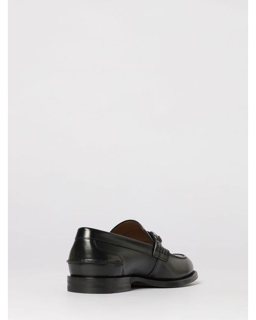 Gucci White Horsebit Leather Loafers for men