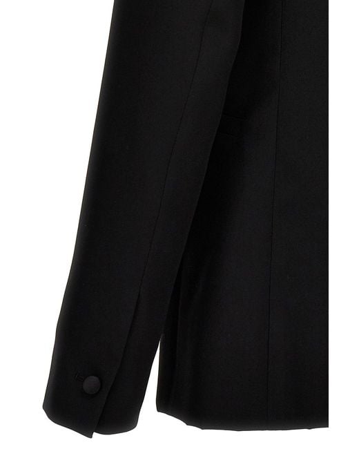 Givenchy Black 'Peack Lapel' Blazer for men