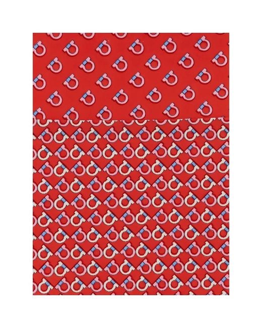 Ferragamo Red Ties & Bow Ties for men
