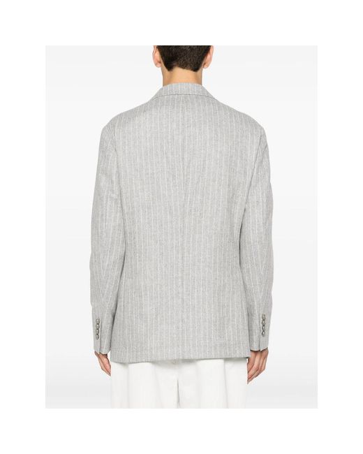 Brunello Cucinelli Gray Jackets for men