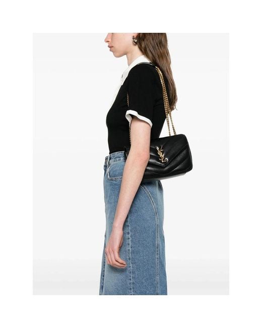 Saint Laurent Black Shoulder Bags