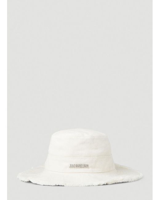 Jacquemus Natural Le Bob Artichaut Bucket Hat for men