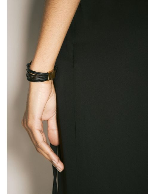 Saint Laurent Black Bracelets