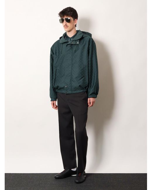 Gucci Green Reversible Ripstop Cotton Jacket for men